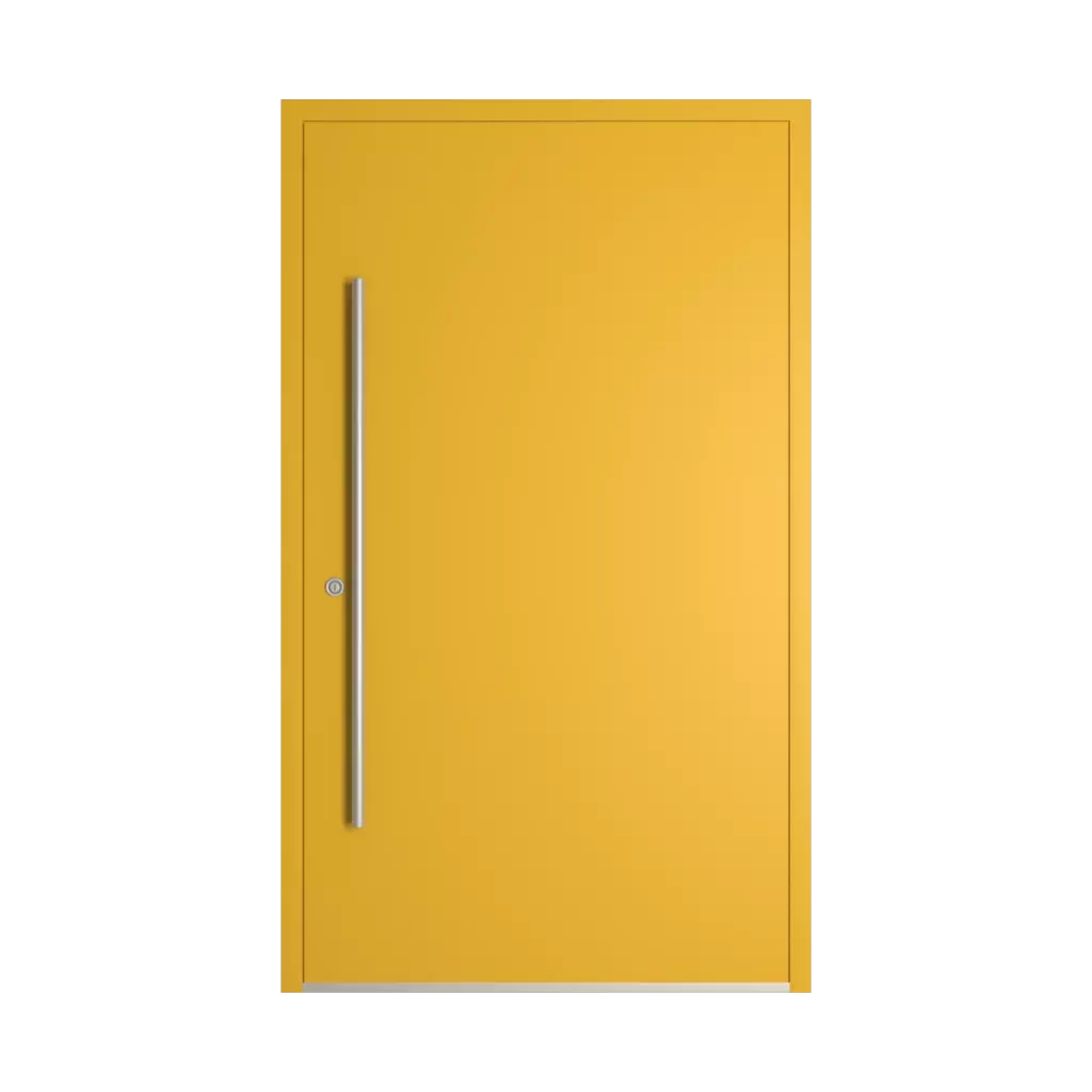RAL 1012 Lemon yellow entry-doors models-of-door-fillings dindecor gl08  