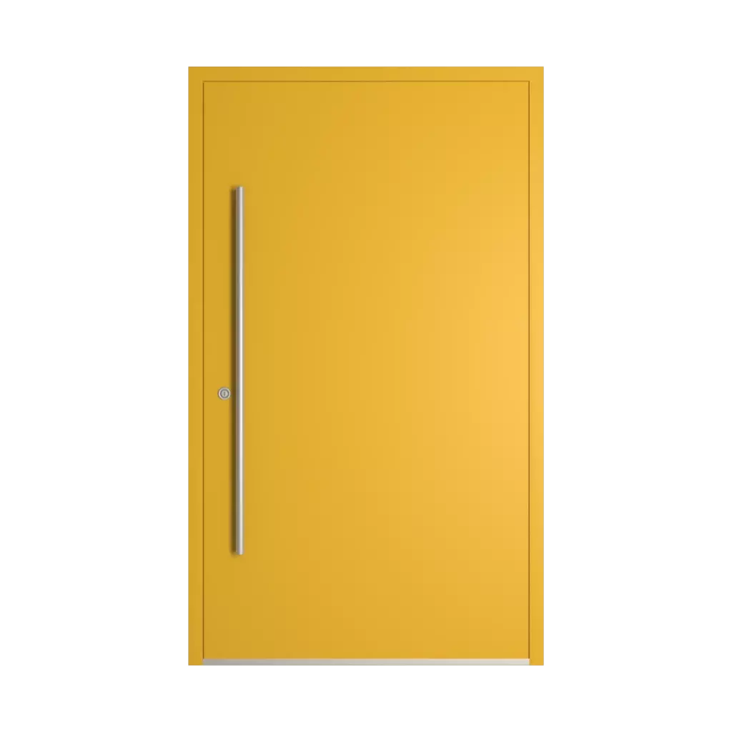 RAL 1012 Lemon yellow entry-doors models-of-door-fillings dindecor model-6123  