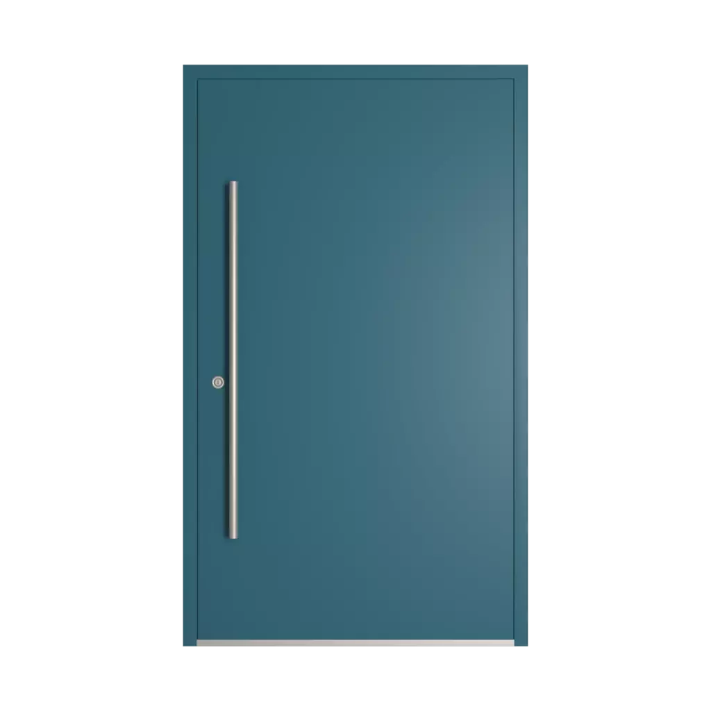 RAL 5025 Pearl Gentian blue entry-doors models-of-door-fillings dindecor model-5041  