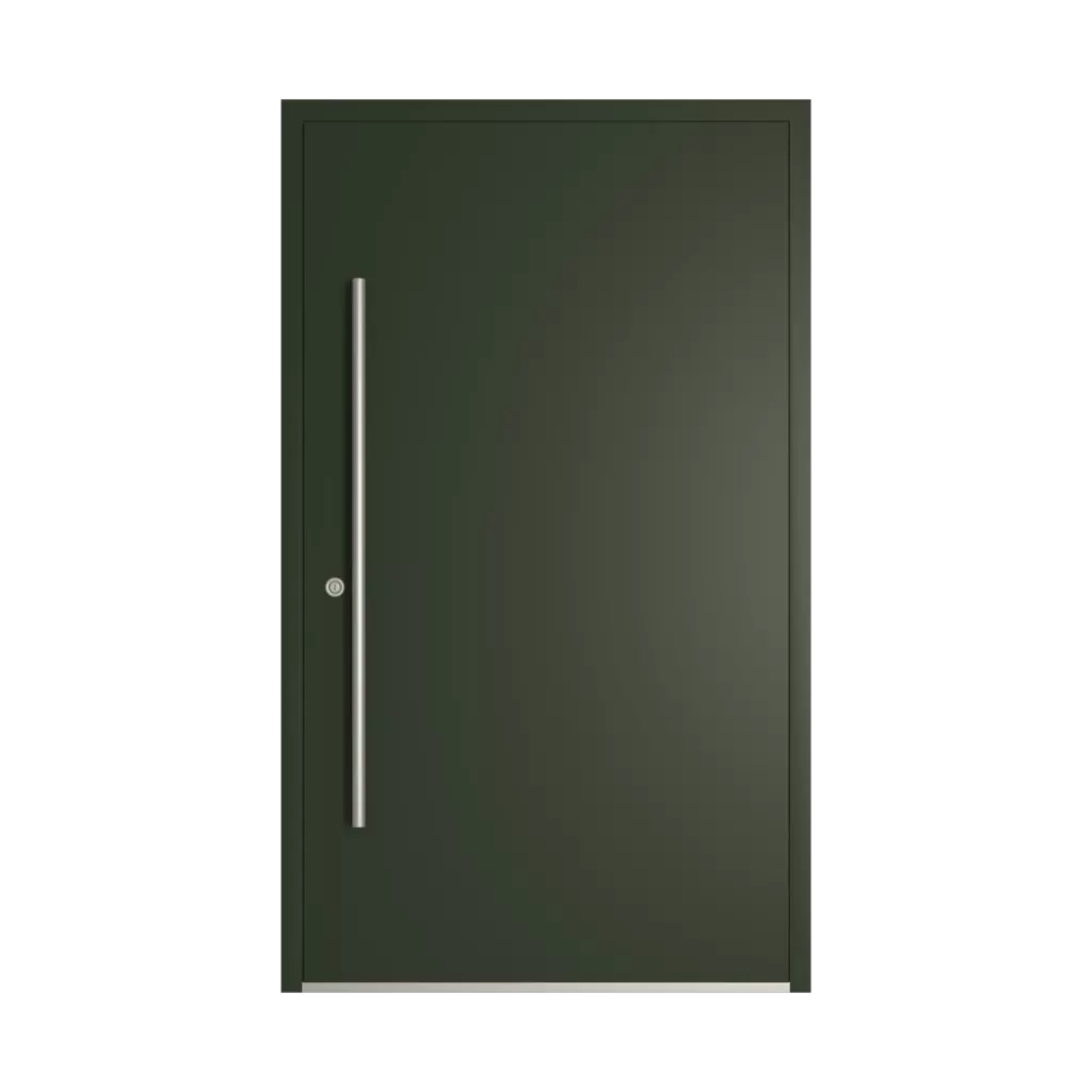 RAL 6007 Bottle green entry-doors models-of-door-fillings dindecor cl25  