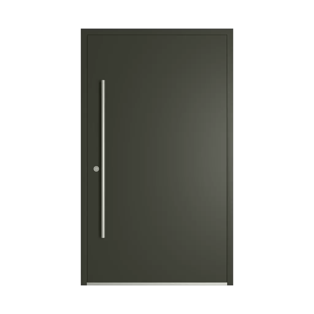 RAL 6008 Brown green products vinyl-entry-doors    