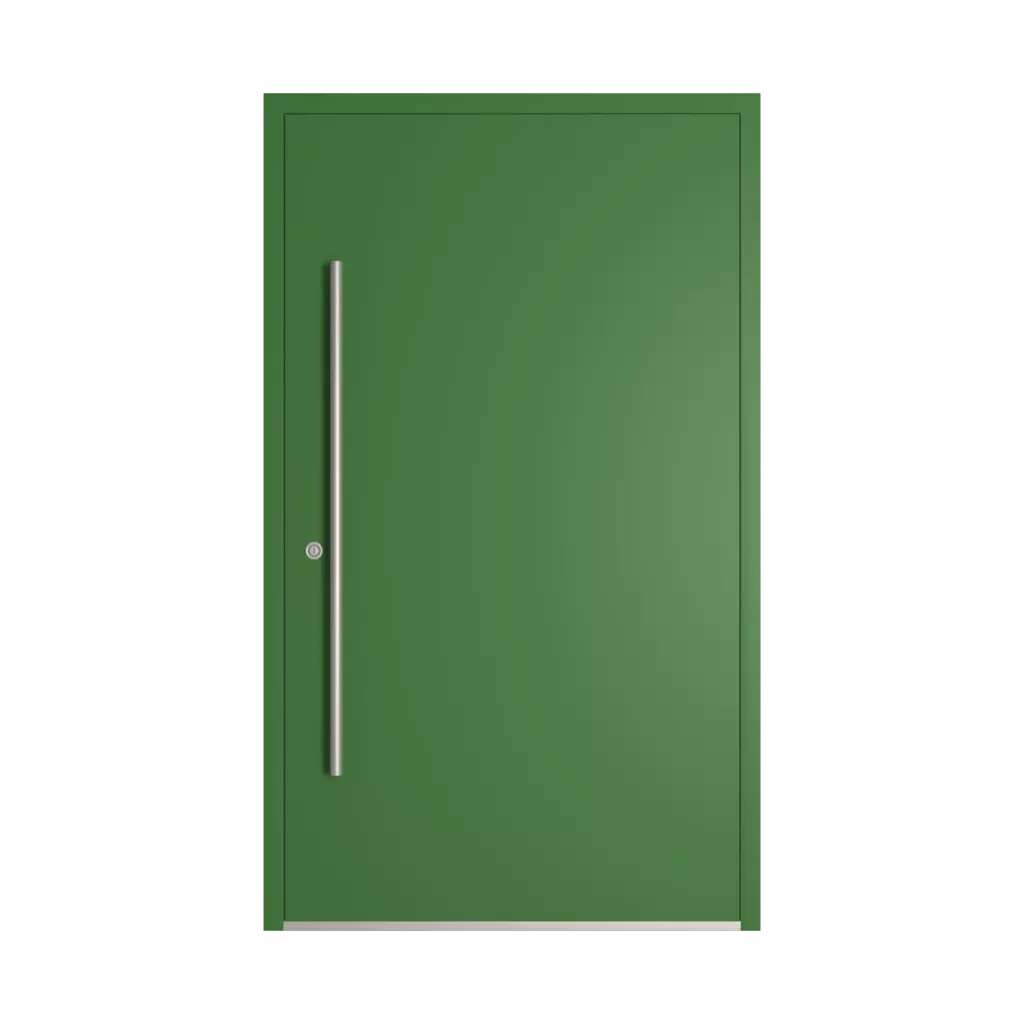 RAL 6010 Grass green entry-doors models-of-door-fillings adezo epsom  