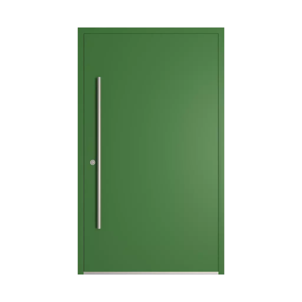 RAL 6010 Grass green entry-doors models-of-door-fillings dindecor model-6015  