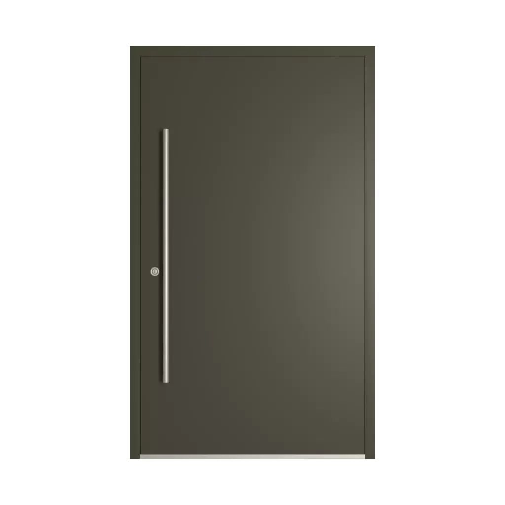 RAL 6014 Yellow olive entry-doors models-of-door-fillings adezo kopenhaga  