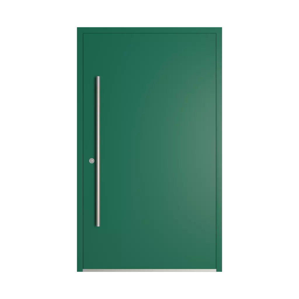 RAL 6016 Turquoise green entry-doors models-of-door-fillings adezo kopenhaga  