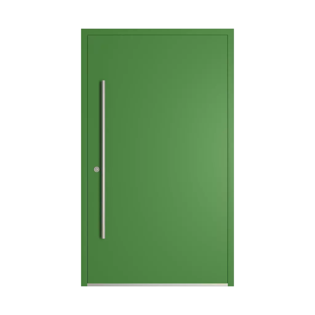 RAL 6017 May green entry-doors models-of-door-fillings dindecor 6003-pvc  