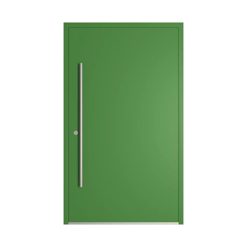 RAL 6017 May green entry-doors models-of-door-fillings dindecor 6132-black  