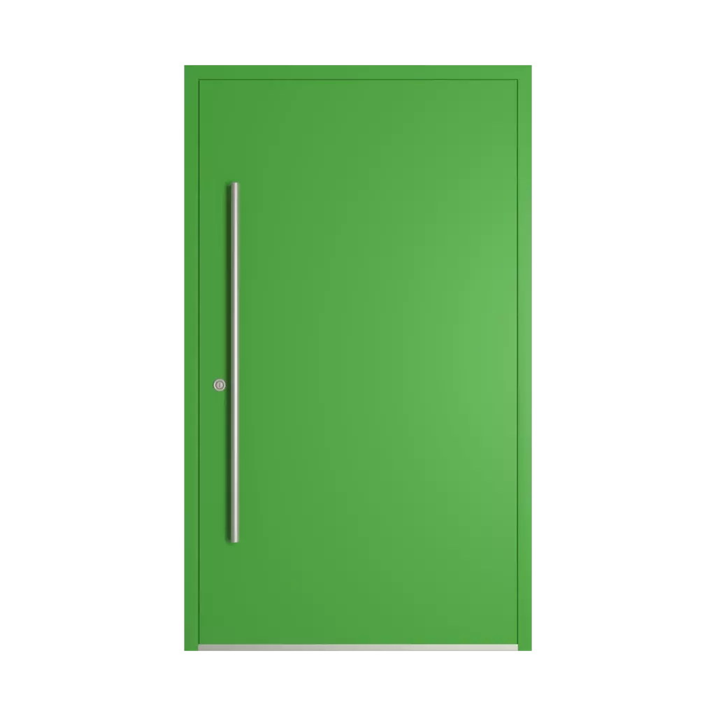 RAL 6018 Yellow green entry-doors models-of-door-fillings dindecor model-6123  