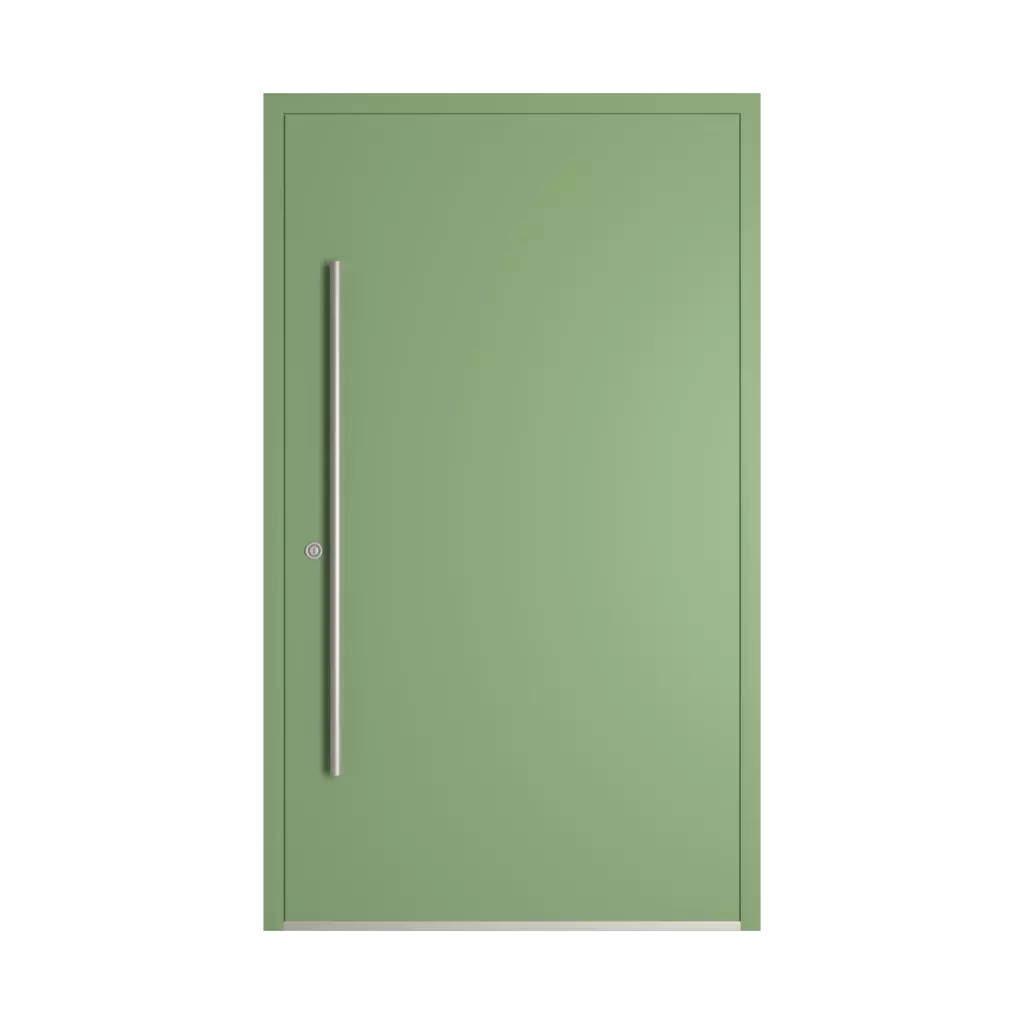 RAL 6021 Pale green entry-doors door-colors  