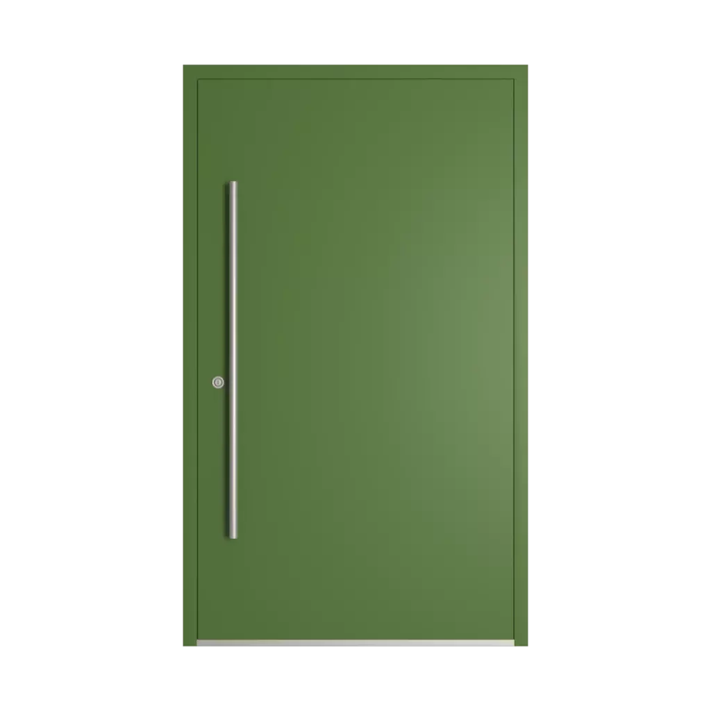 RAL 6025 Fern green entry-doors models-of-door-fillings dindecor 6028-pvc  