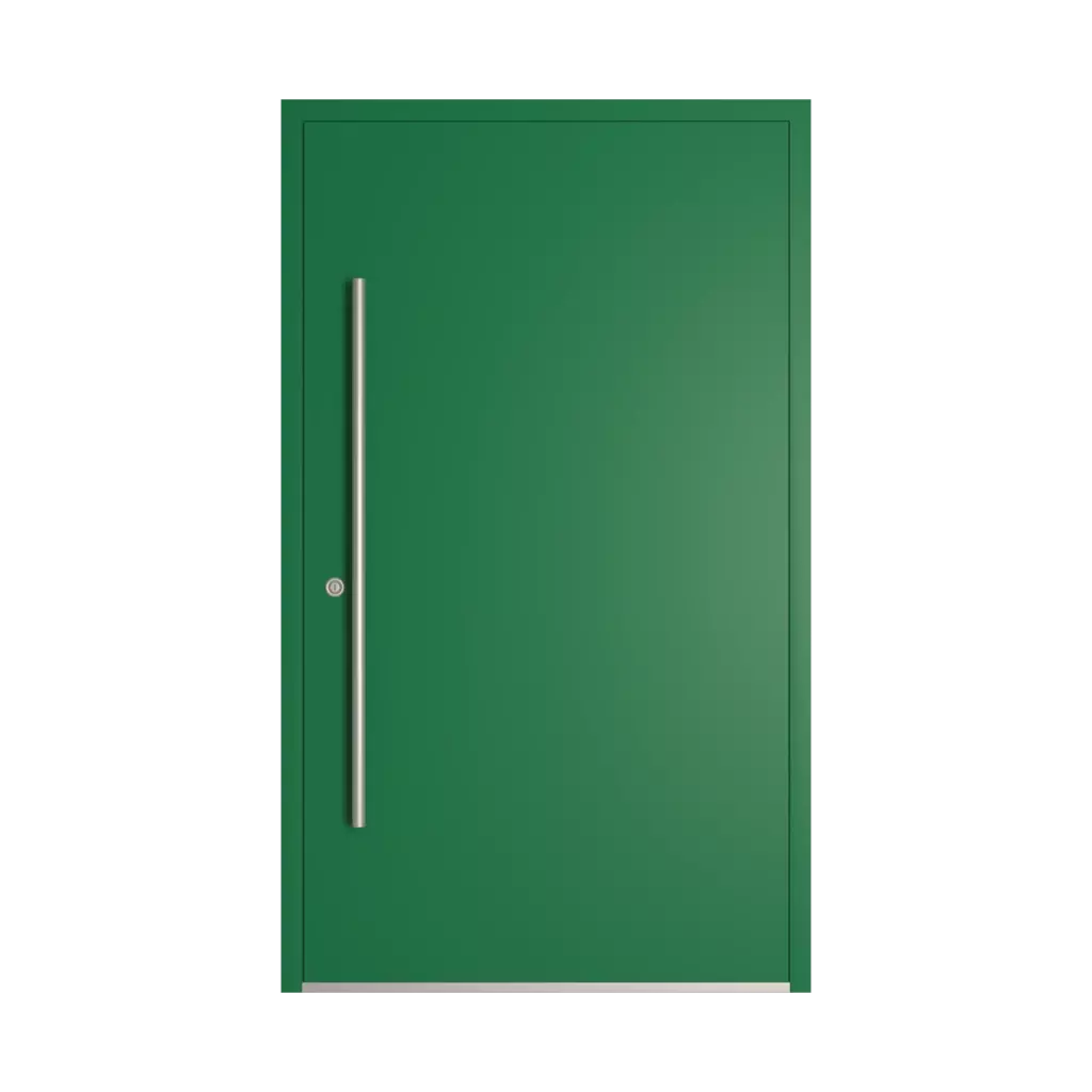 RAL 6029 Mint green entry-doors models-of-door-fillings dindecor 6124-pwz  