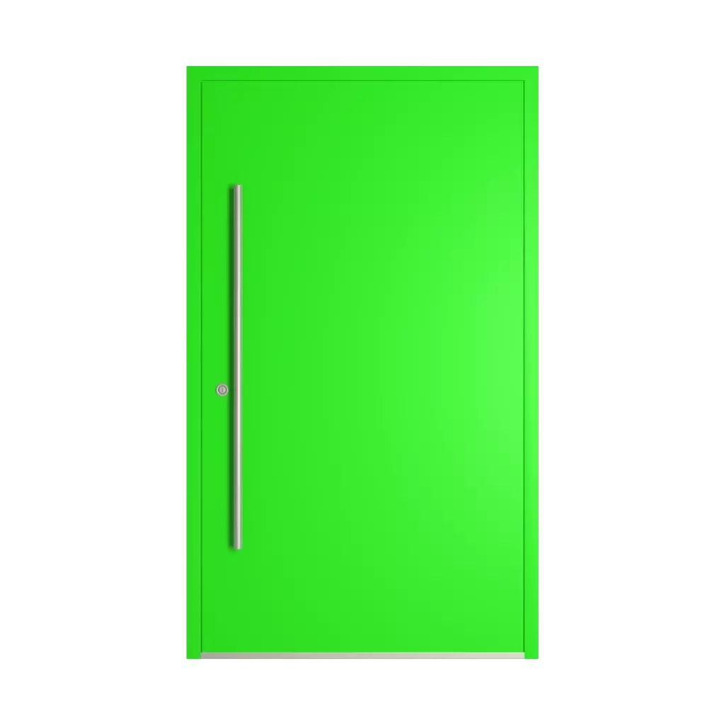 RAL 6037 Pure green entry-doors models-of-door-fillings dindecor 6120-pwz  