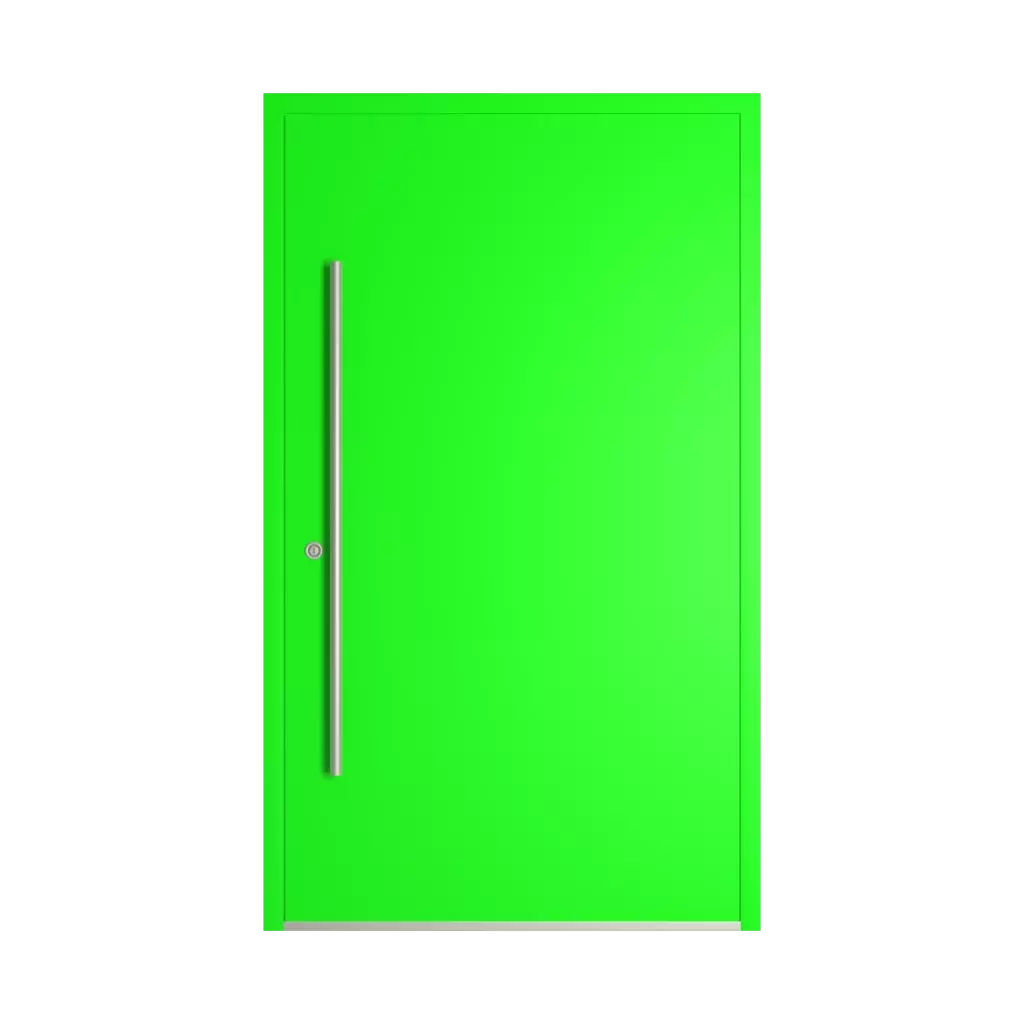 RAL 6038 Luminous green entry-doors models-of-door-fillings dindecor 6117-pwz  