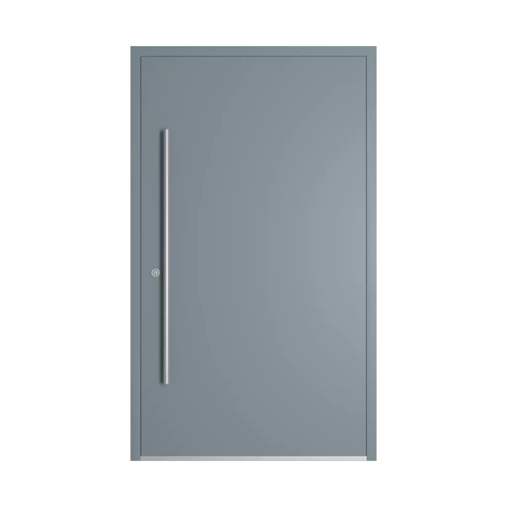 RAL 7000 Squirrel grey entry-doors models-of-door-fillings dindecor 6120-pwz  