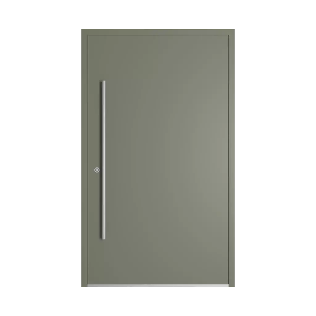 RAL 7003 Moss grey products vinyl-entry-doors    