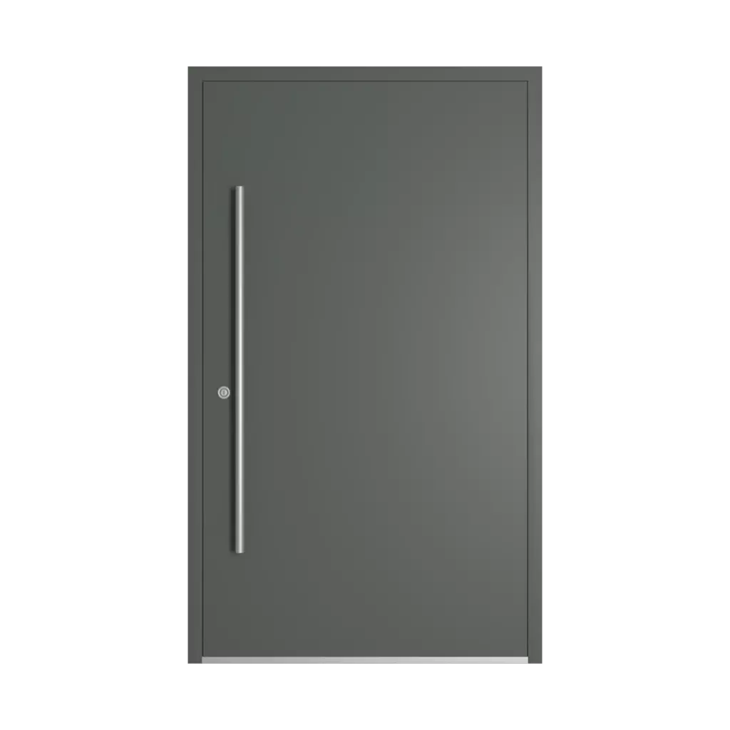 RAL 7010 Tarpaulin grey entry-doors models-of-door-fillings dindecor 6028-pvc  