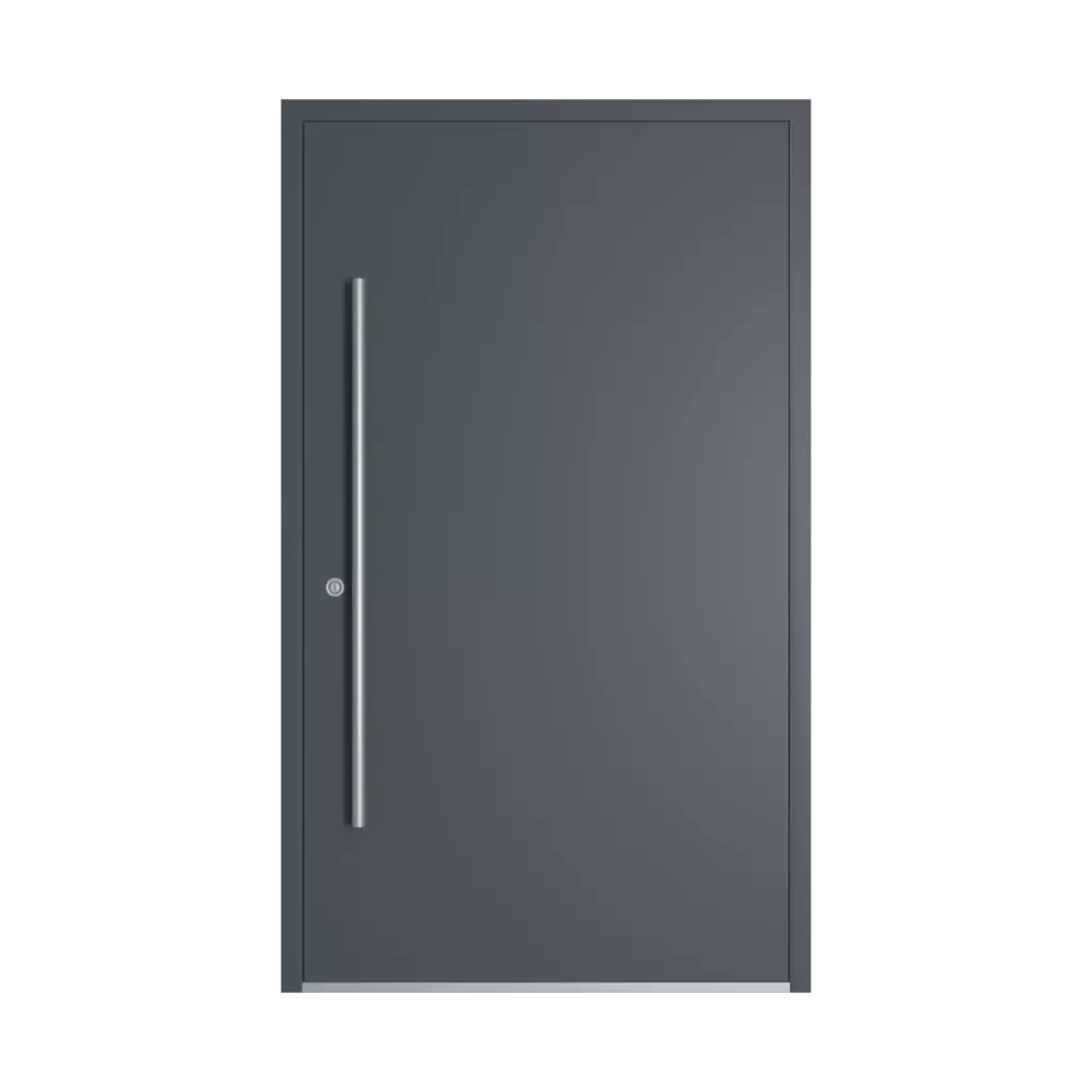 RAL 7015 Slate grey entry-doors models-of-door-fillings dindecor 2802-pvc  