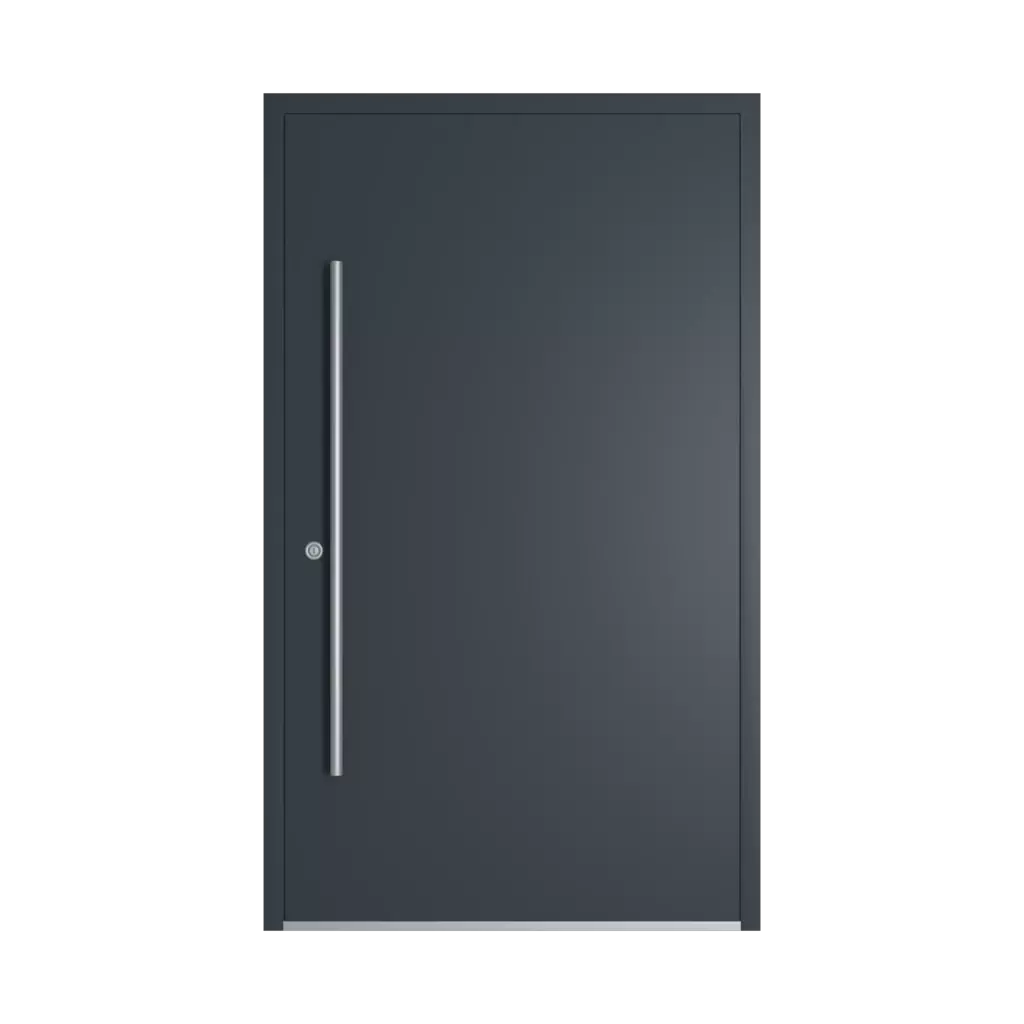 RAL 7016 Anthracite grey entry-doors models-of-door-fillings dindecor 6132-black  