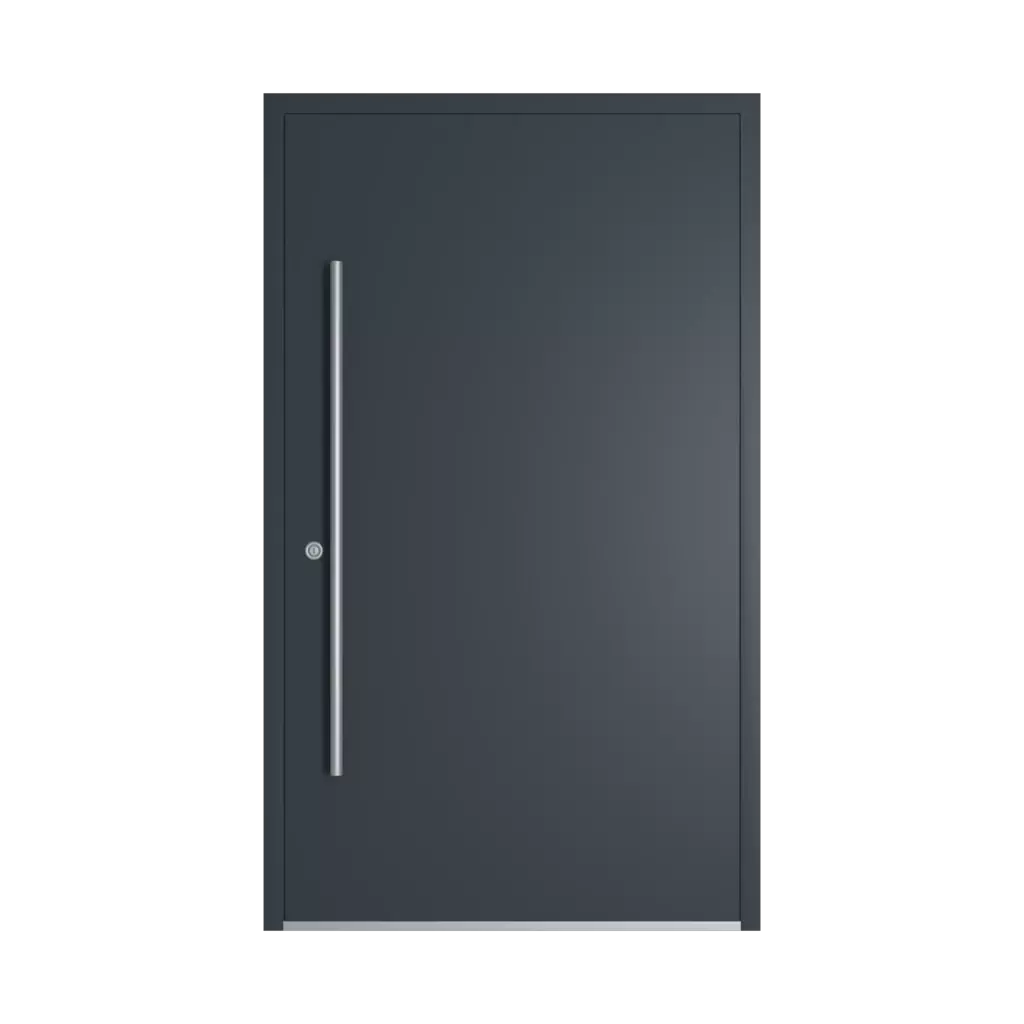 RAL 7016 Anthracite grey entry-doors models-of-door-fillings dindecor model-6123  