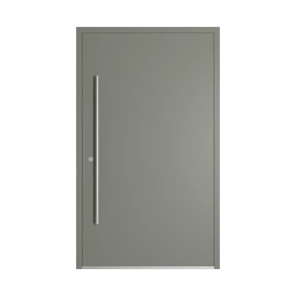 RAL 7023 Concrete grey entry-doors models-of-door-fillings dindecor ll03  