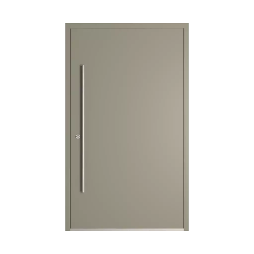 RAL 7030 Stone grey entry-doors models-of-door-fillings dindecor model-5041  