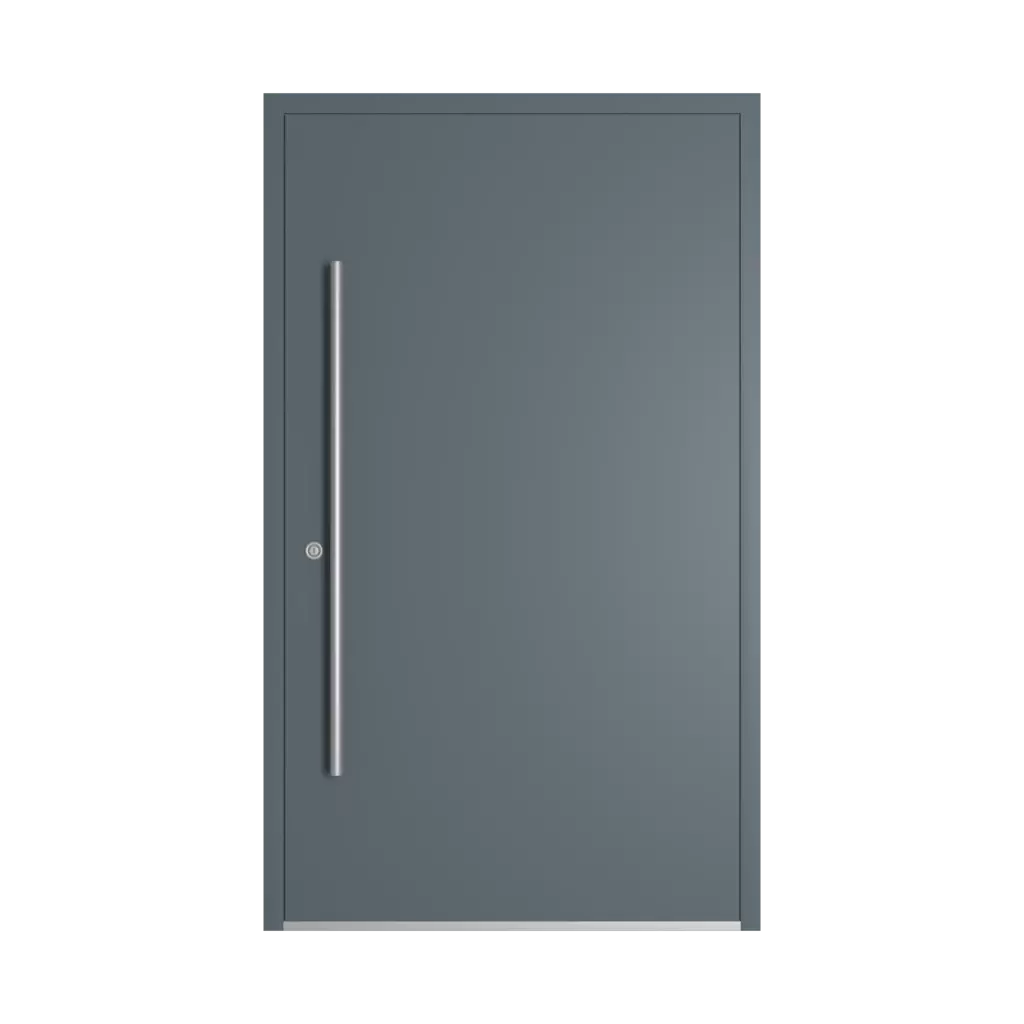 RAL 7031 Blue grey entry-doors models-of-door-fillings dindecor cl25  