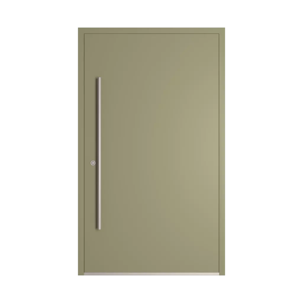 RAL 7034 Yellow grey entry-doors models-of-door-fillings dindecor gl08  