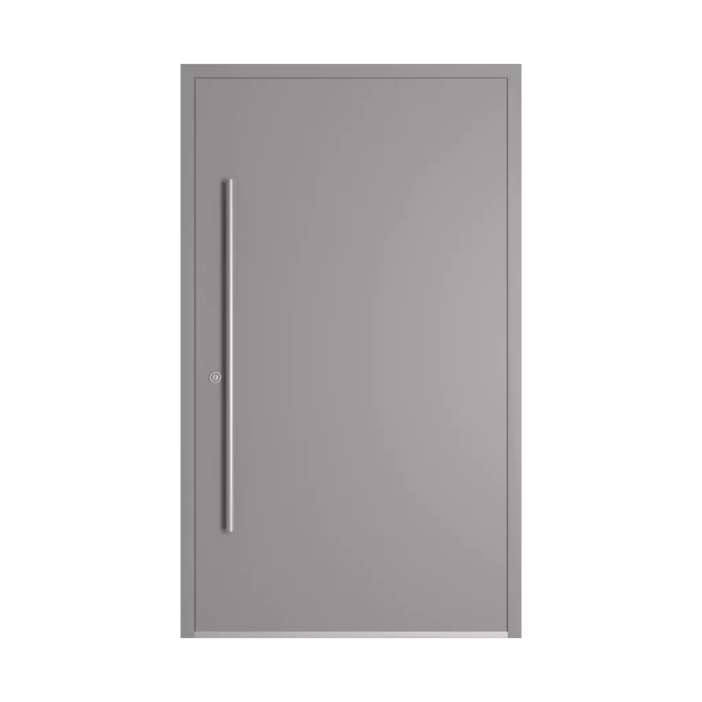 RAL 7036 Platinum grey entry-doors models-of-door-fillings dindecor cl07  