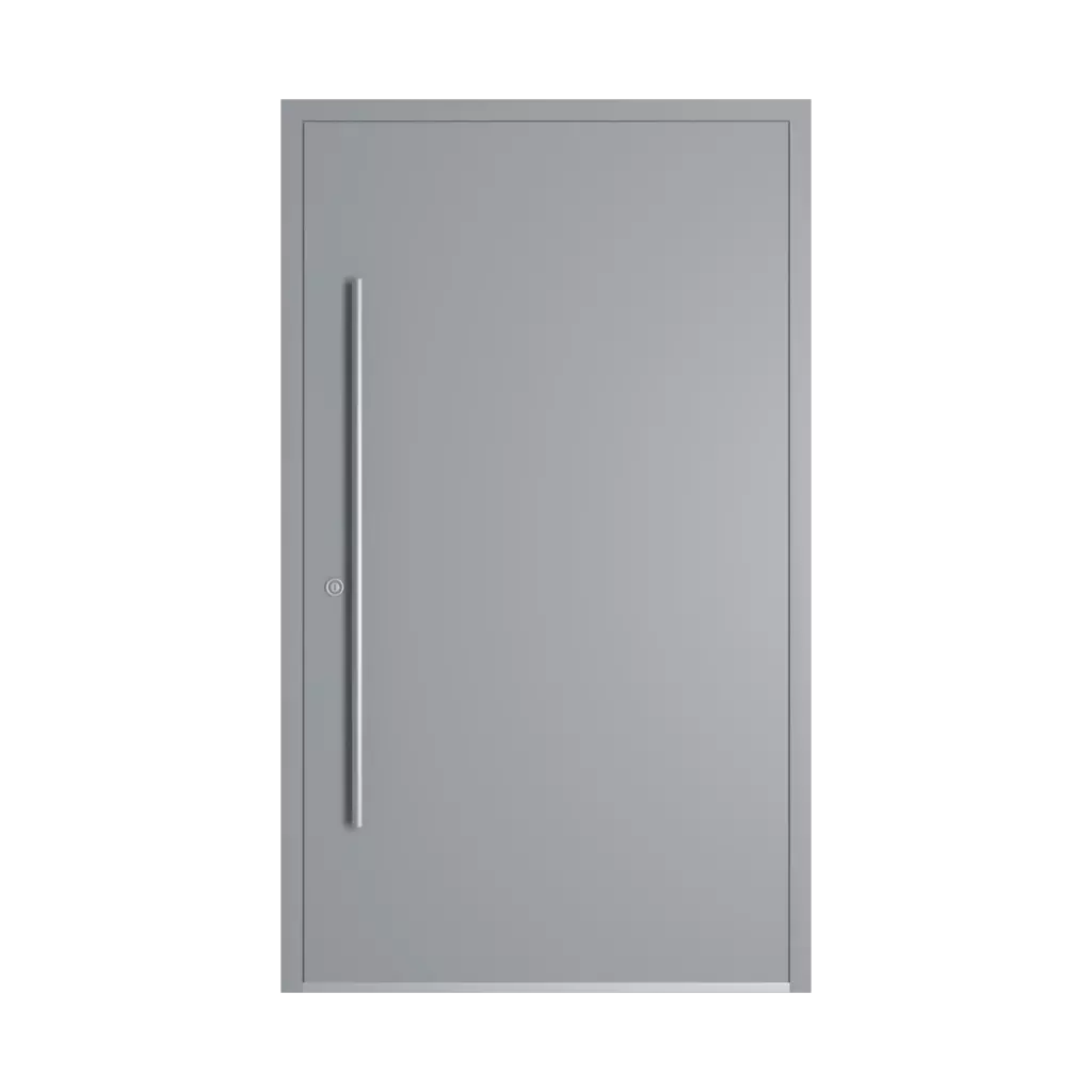 RAL 7040 Window grey entry-doors models-of-door-fillings dindecor model-6123  