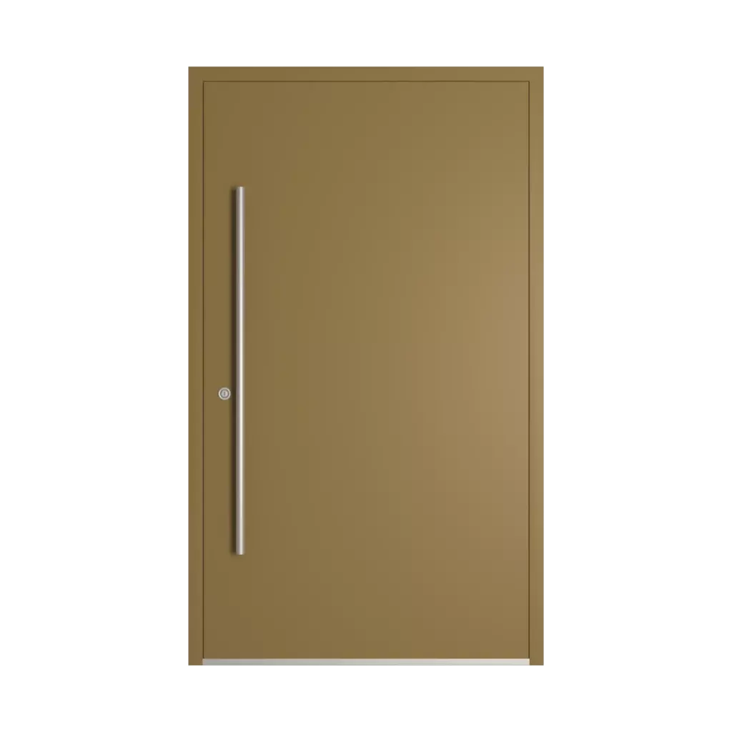 RAL 8000 Green brown products vinyl-entry-doors    