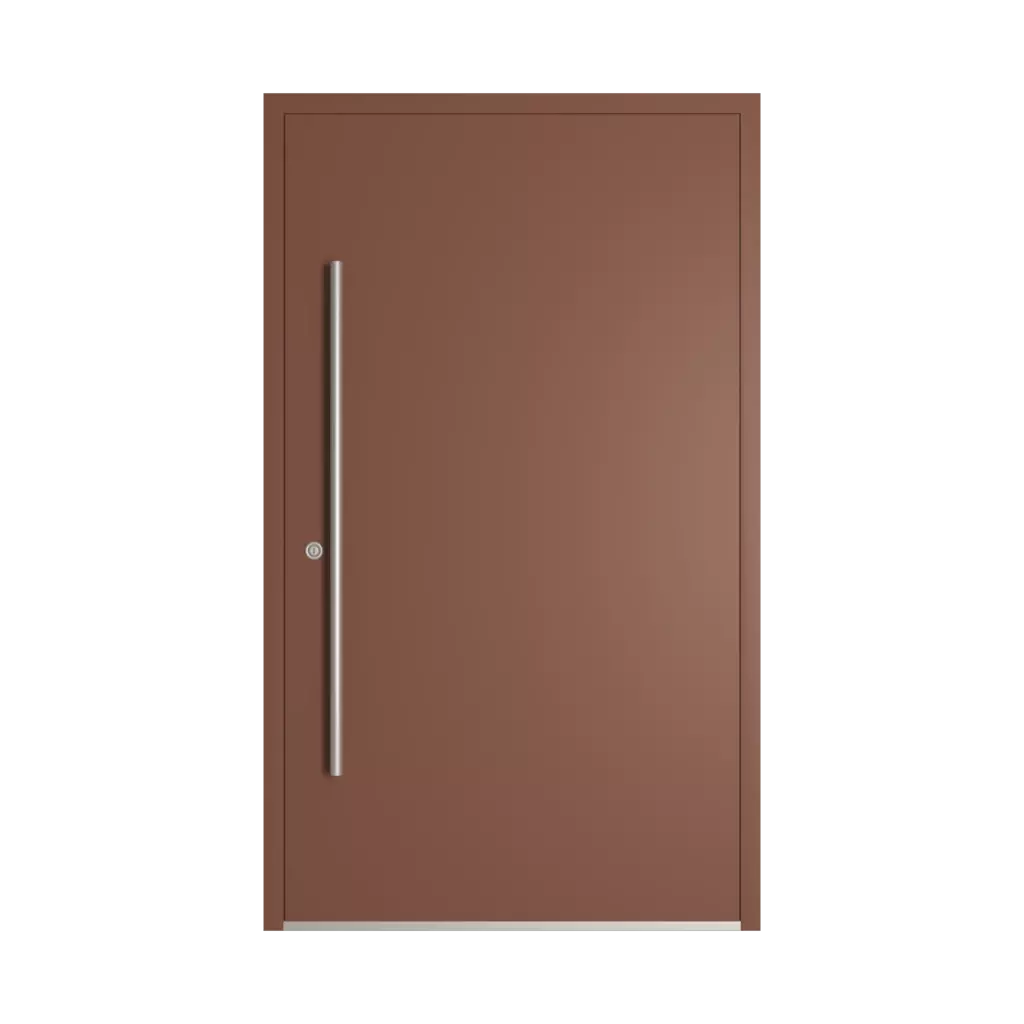 RAL 8002 Signal brown entry-doors models-of-door-fillings dindecor sl04  
