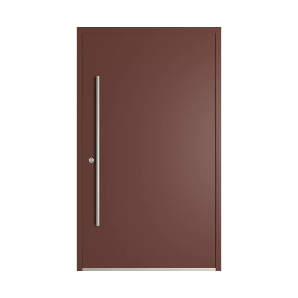 RAL 8015 Chestnut brown entry-doors models-of-door-fillings dindecor cl06  
