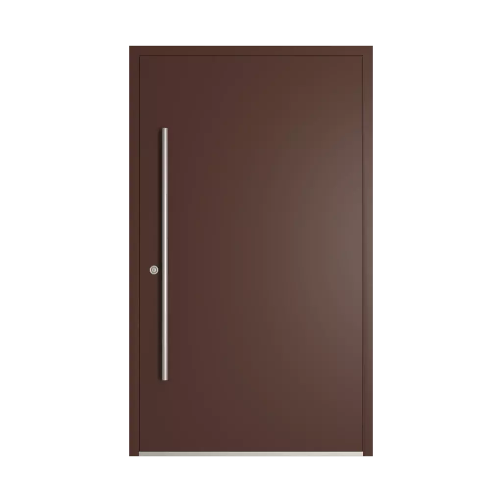 RAL 8016 Mahogany brown products vinyl-entry-doors    