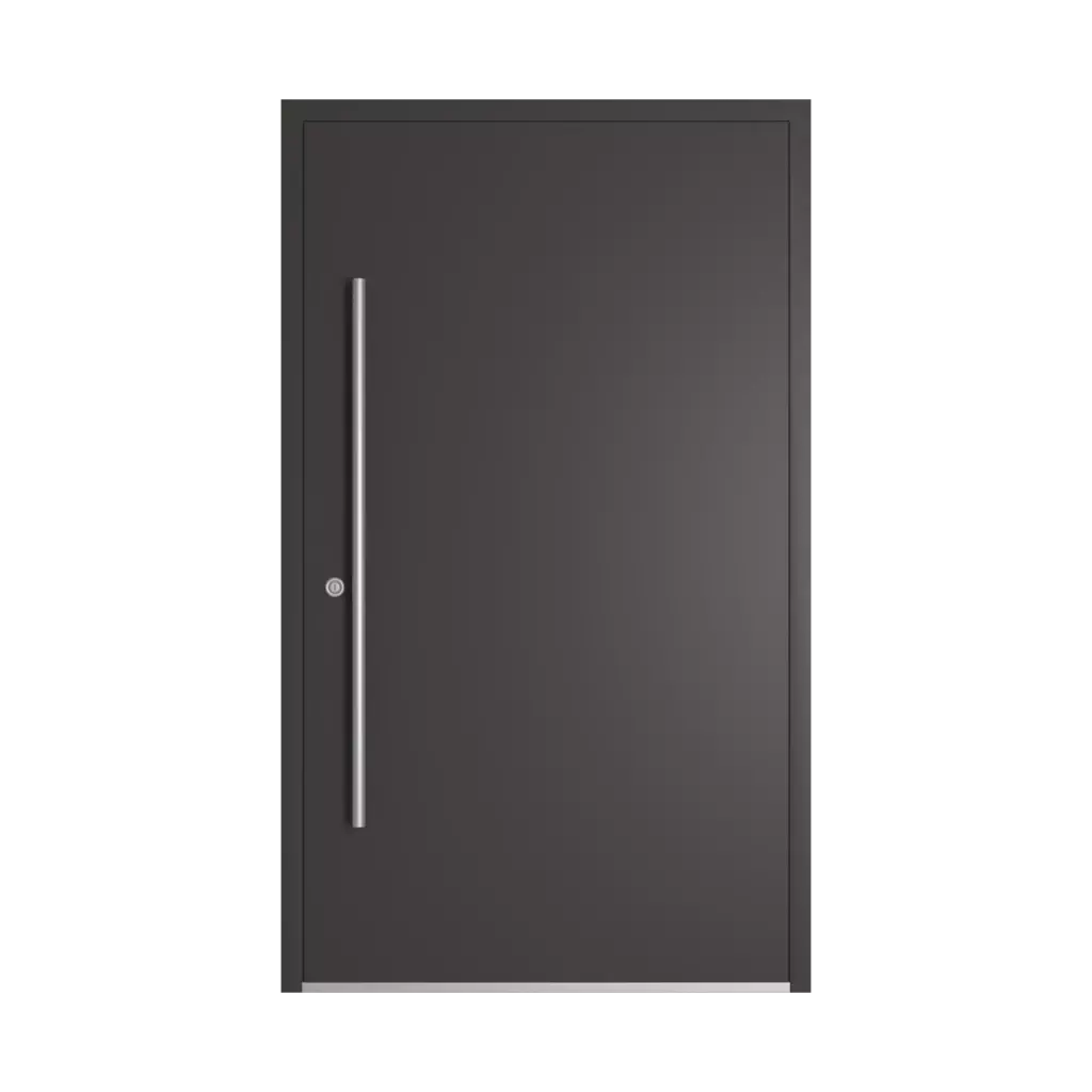 RAL 8019 Grey brown products vinyl-entry-doors    