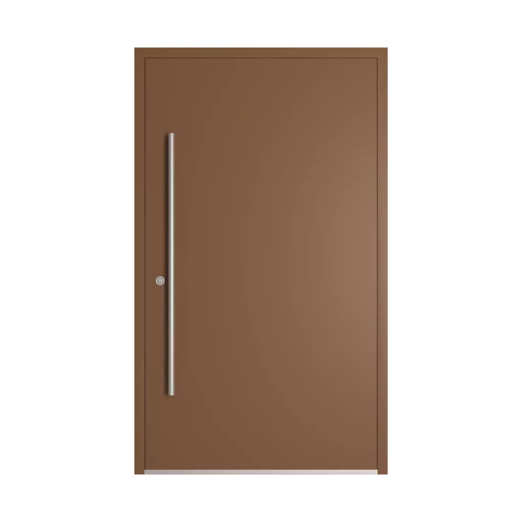 RAL 8024 Beige brown entry-doors models-of-door-fillings dindecor sk06-grey  