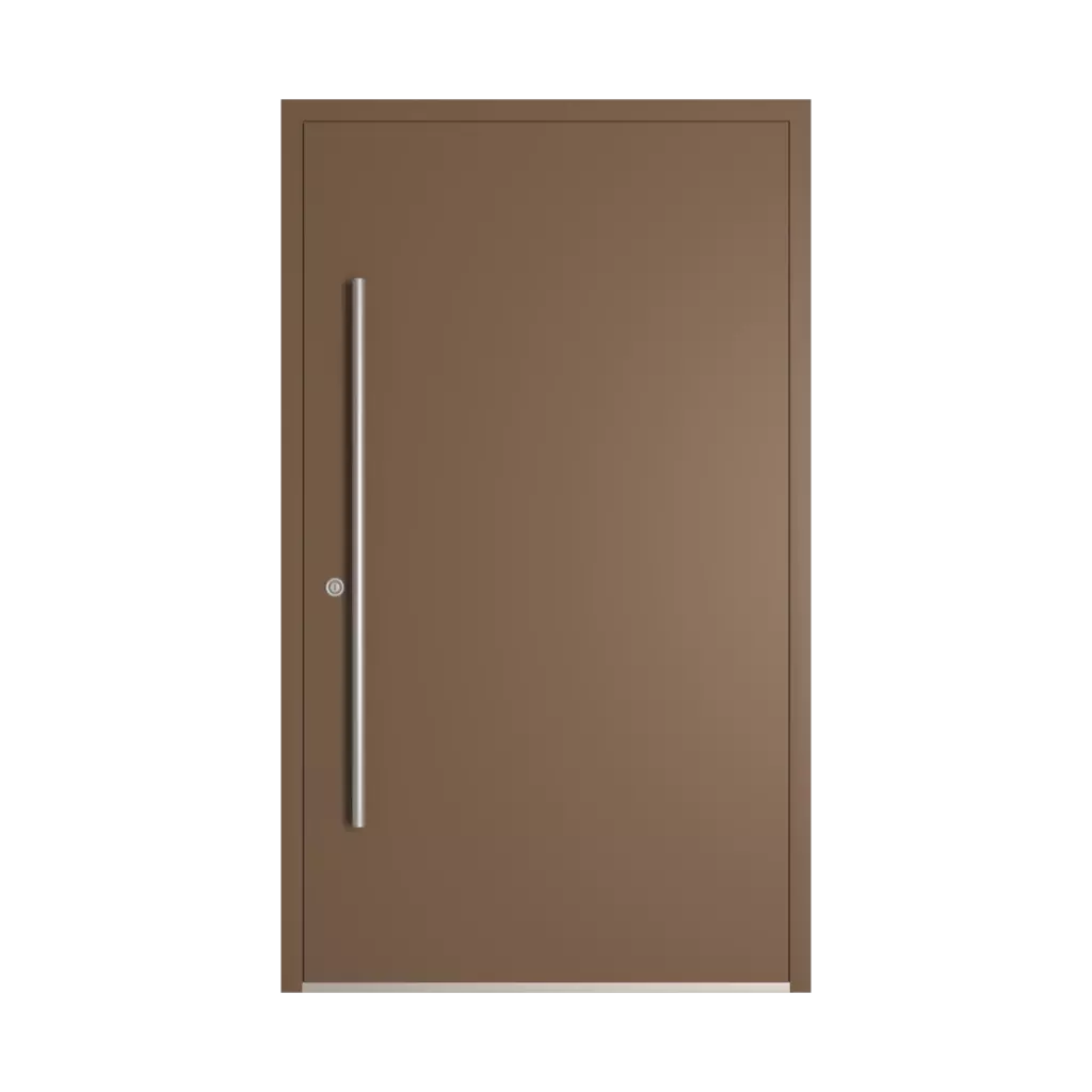 RAL 8025 Pale brown entry-doors models-of-door-fillings dindecor 6120-pwz  