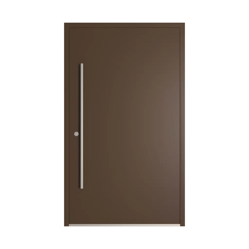 RAL 8028 Terra brown products vinyl-entry-doors    