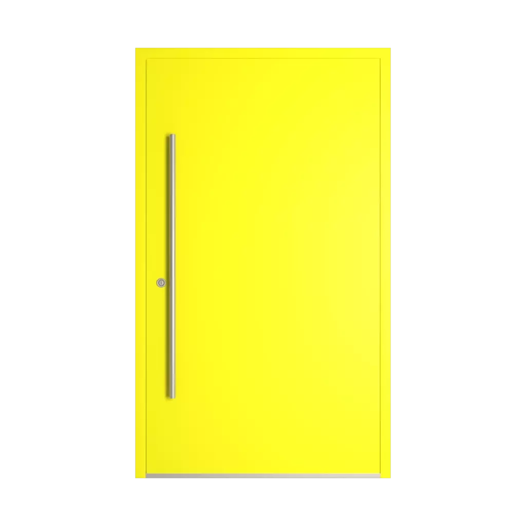 RAL 1026 Luminous yellow entry-doors models-of-door-fillings adezo valletta-stockholm  