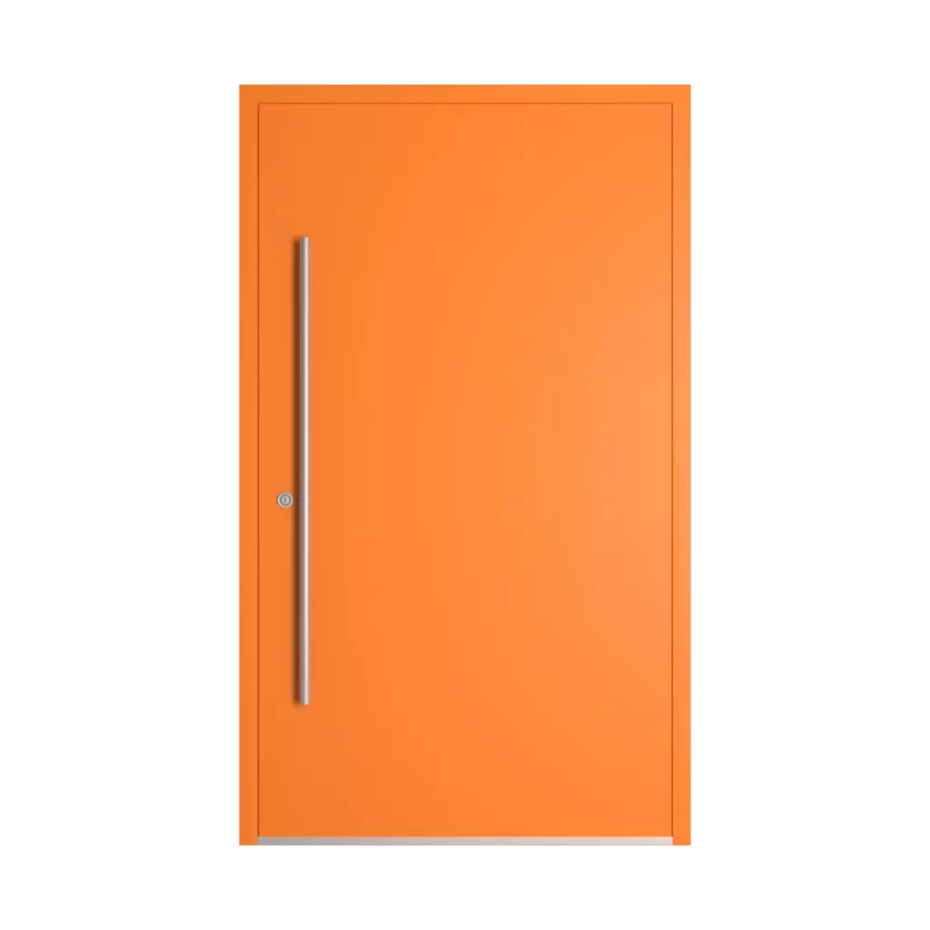 RAL 2003 Pastel orange entry-doors models-of-door-fillings dindecor cl06  