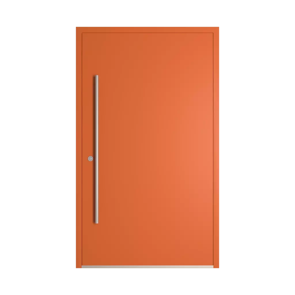 RAL 2010 Signal orange entry-doors models-of-door-fillings dindecor sk06-grey  