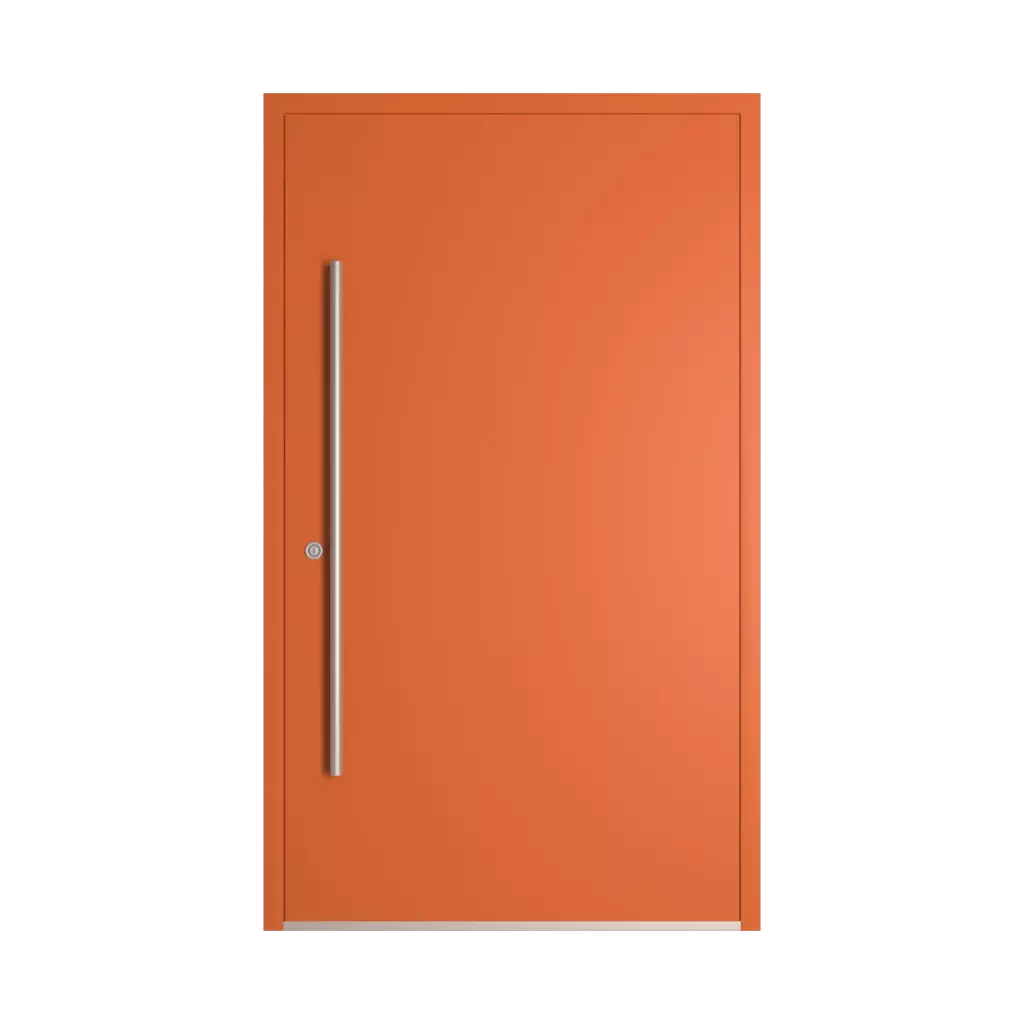 RAL 2010 Signal orange entry-doors models-of-door-fillings dindecor 6120-pwz  