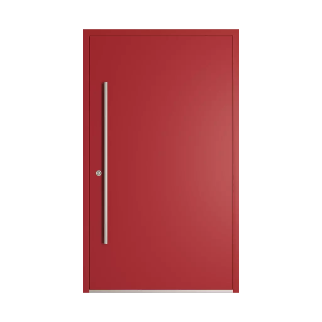 RAL 3002 Carmine red entry-doors models-of-door-fillings dindecor sk04-beton  