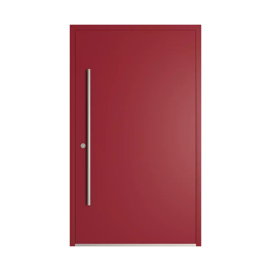 RAL 3003 Ruby red entry-doors models-of-door-fillings dindecor model-5018  