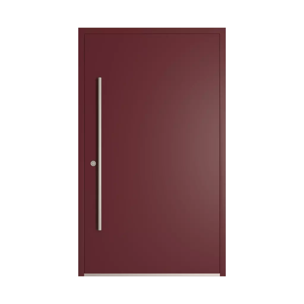 RAL 3005 Wine red entry-doors models-of-door-fillings dindecor ll01  
