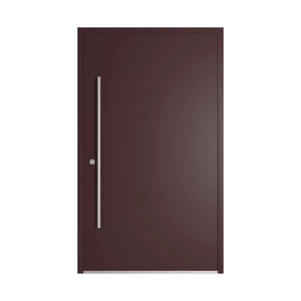RAL 3007 Black red entry-doors models-of-door-fillings dindecor cl04  