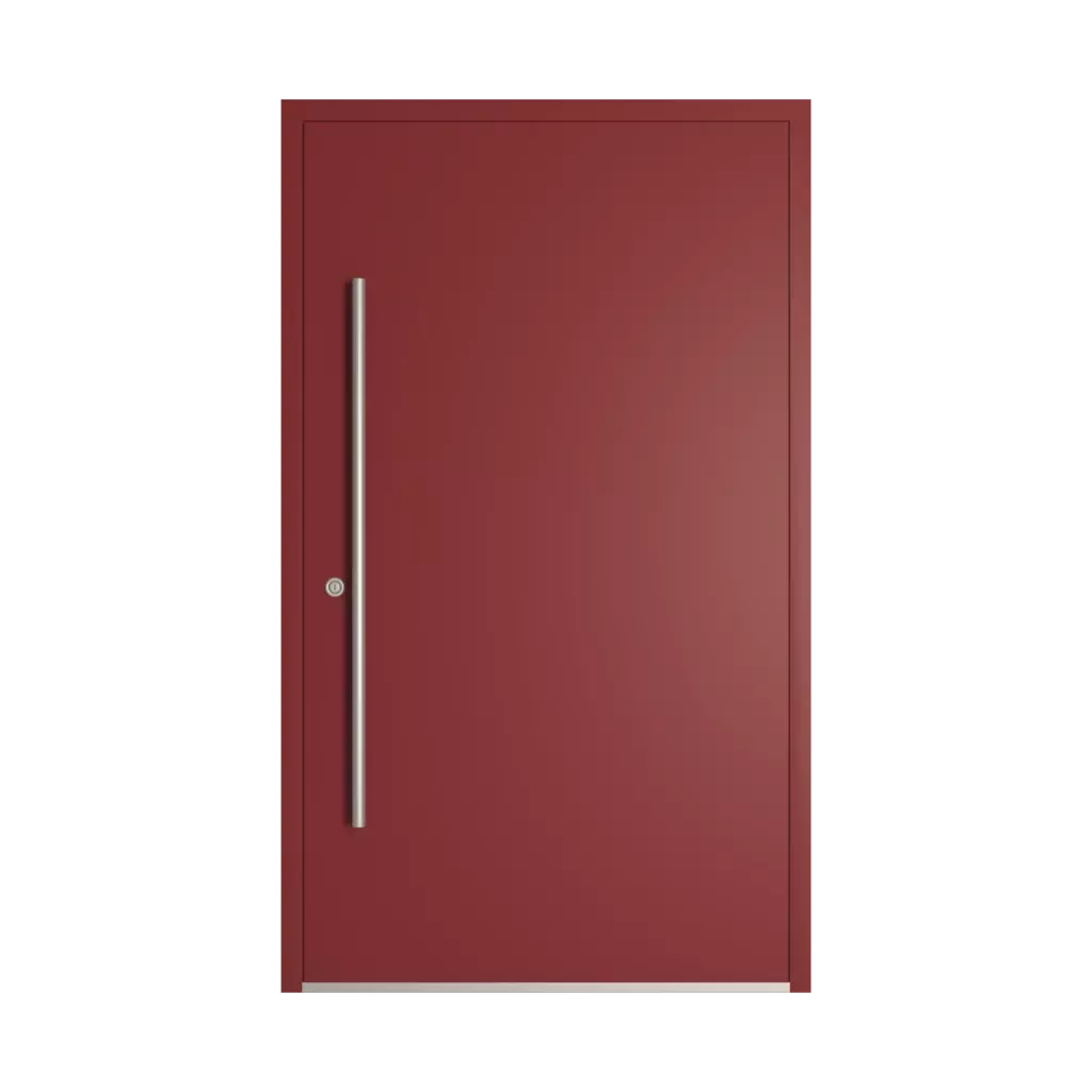 RAL 3011 Brown red entry-doors models-of-door-fillings dindecor 5008-pvc  