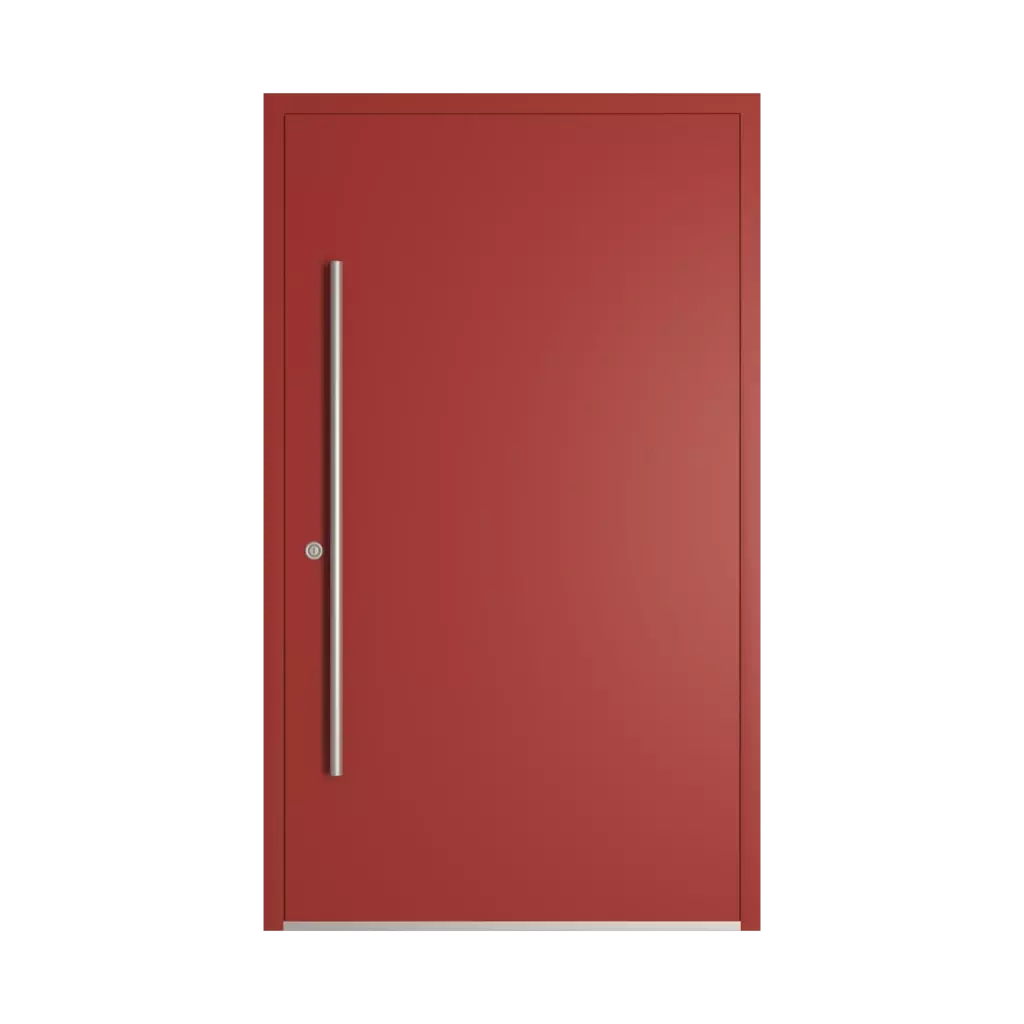 RAL 3013 Tomato red entry-doors models-of-door-fillings dindecor cl18  