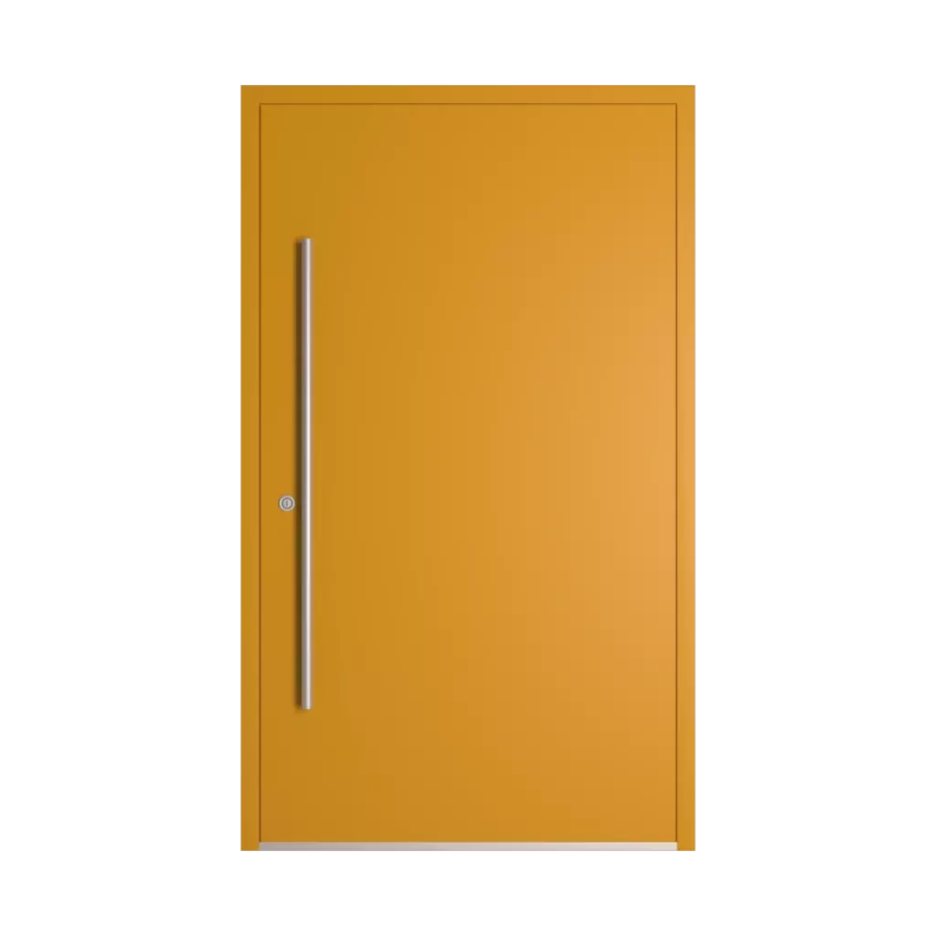 RAL 1005 Honey yellow entry-doors models-of-door-fillings dindecor 6117-pwz  