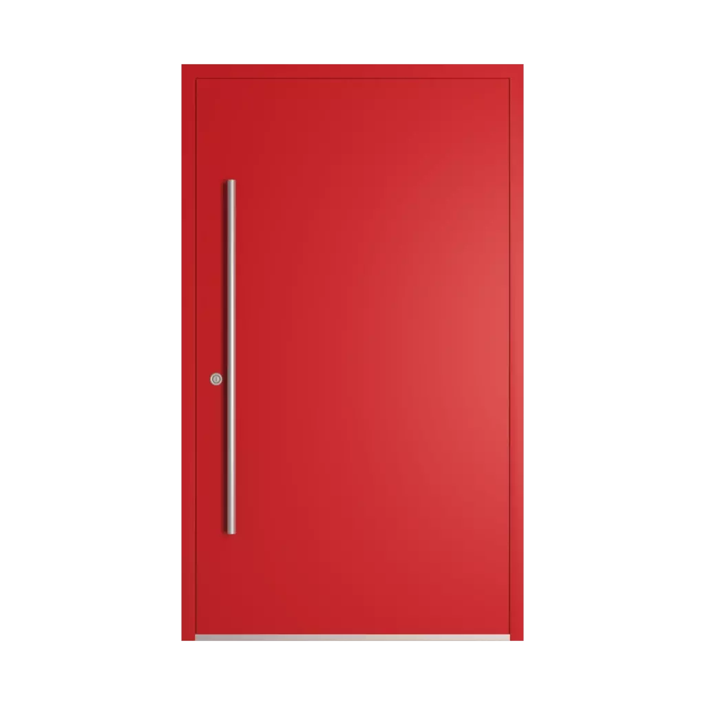 RAL 3020 Traffic red entry-doors models-of-door-fillings adezo valletta-stockholm  