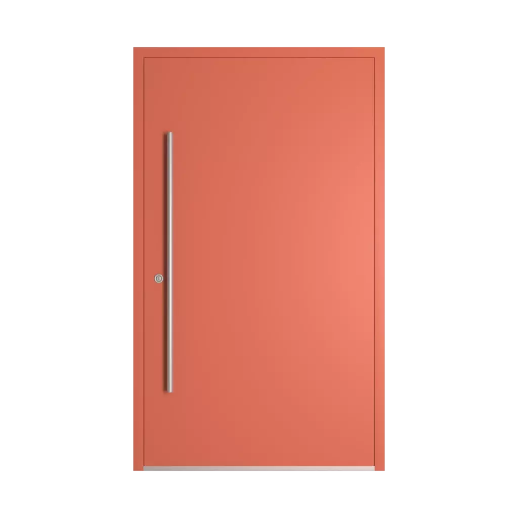 RAL 3022 Salmon pink entry-doors models-of-door-fillings dindecor be01  